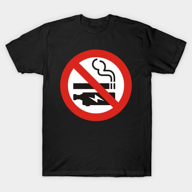 No Smoking or Vaping Sign T-Shirt by sifis